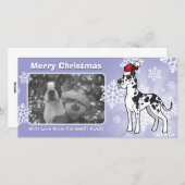 kerstdeen feestdagenkaart (Voorkant / Achterkant)