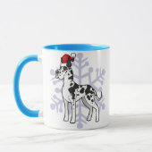 kerstdeen mok (Links)