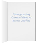 Kerstdeer Elk Winter Sparkle Holiday Kaart (Binnen (Rechts))