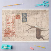 Kerstdeer Ephemera-ontkoppelpapier Tissuepapier (Craft)