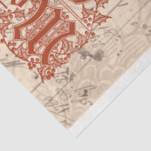 Kerstdeer Ephemera-ontkoppelpapier Tissuepapier (Detail)