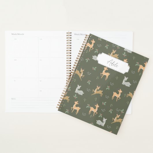  kerstdeer naadloos patroon planner (Display)