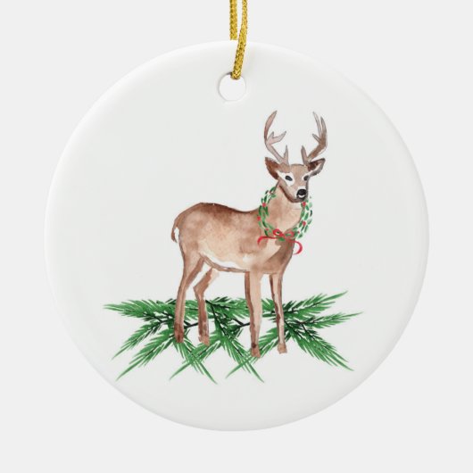 Kerstdeer Ornament (Voorkant)