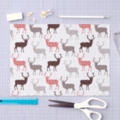 Kerstdeer / rendierdecoratief patroon tissuepapier (Craft)