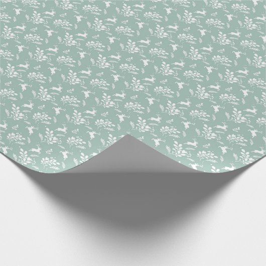 Kerstdeerpapier Cadeaupapier (Hoek)