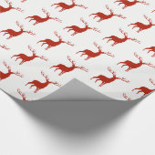 Kerstdeerpapier Cadeaupapier (Hoek)