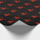 Kerstdeerpapier Cadeaupapier (Hoek)