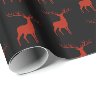 Kerstdeerpapier Cadeaupapier