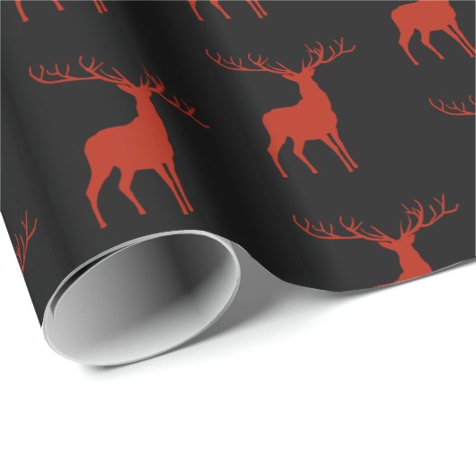 Kerstdeerpapier Cadeaupapier (Rol Hoek)