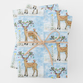 Kerstdeerpapier Inpakpapier Vel (In situ)