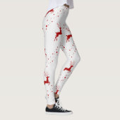 Kerstdeerpatroon Leggings (Rechts)