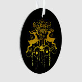 kerstdeers Silhouettes-Ornament Ornament (voorkant)