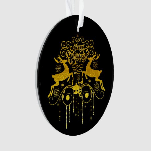 kerstdeers Silhouettes-Ornament Ornament (voorkant)