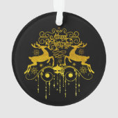 kerstdeers Silhouettes-Ornament Ornament (achterkant)