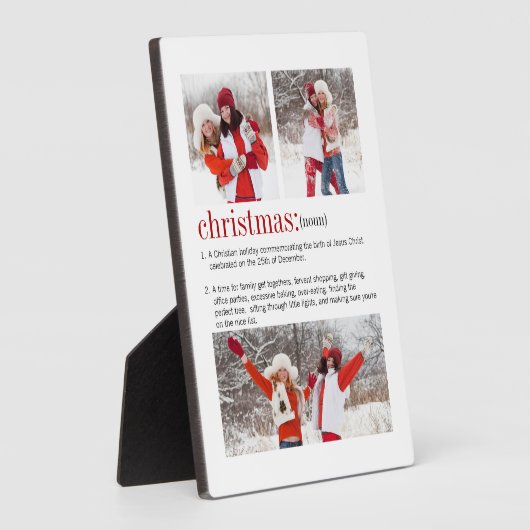 Kerstdefinitiefotofeestdag Fotoplaat (Zijkant)