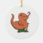 Kerstdeinonychus met Booties Ornament (Voorkant)