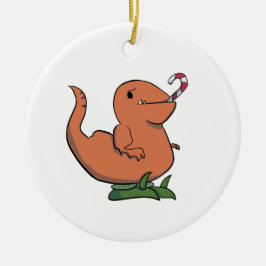 Kerstdeinonychus met Booties Ornament