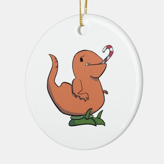Kerstdeinonychus met Booties Ornament (Links)