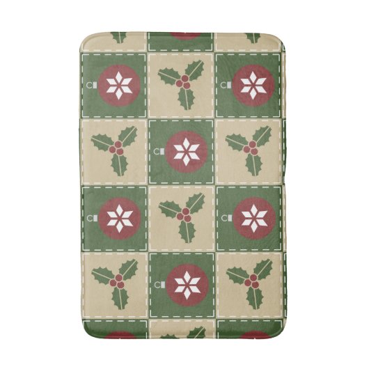 Kerstdeken Badmat (Voorkant Verticaal)