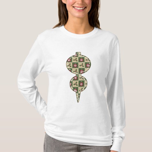 Kerstdeken Damesoverhemd T-shirt (Voorkant)