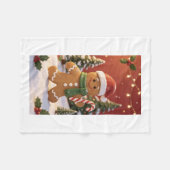 Kerstdeken Fleece Deken (Voorkant (Horizontaal))