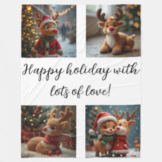 kerstdeken fleece deken