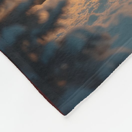 kerstdeken fleece deken (Hoek)