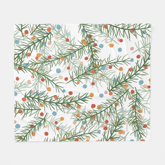 Kerstdeken Fleece Deken (Voorkant (Horizontaal))