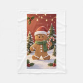 Kerstdeken Fleece Deken (Voorkant)