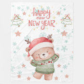 Kerstdeken Fleece Deken (Voorkant)