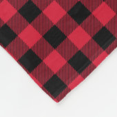 kerstdeken met  rode vrachtwagen fleece deken (Hoek)