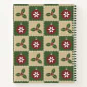 Kerstdeken Spiraal Notebook Notitieboek (Achterkant)