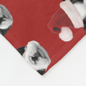 kerstdeken van Boston Terrier Terrier Fleece Deken (Hoek)
