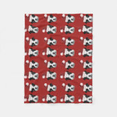 kerstdeken van Boston Terrier Terrier Fleece Deken (Voorkant)