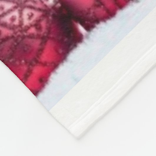 kerstdeken van de Franse Bulldog-vlies Fleece Deken (Hoek)