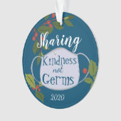 Kerstdeling Kindness niet Germs Ornament (voorkant)