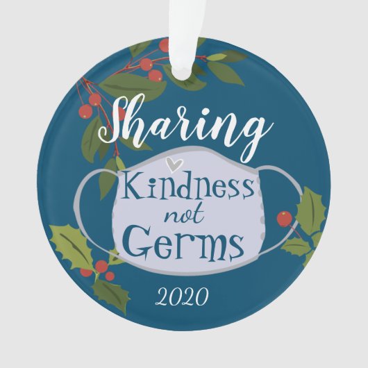 Kerstdeling Kindness niet Germs Ornament (voorkant)