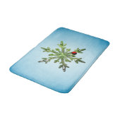 Kerstden Sneeuwvlok Badmat (Gekanteld)