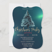 Kerstdenboom, Green Kerstmis Company Party Kaart (Voorkant)