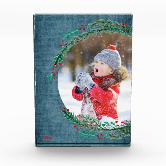 Kerstdenfamilie Fotoblokken (Voorkant)