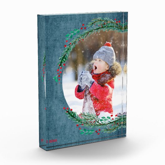 Kerstdenfamilie Fotoblokken (Links)