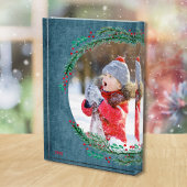 Kerstdenfamilie Fotoblokken