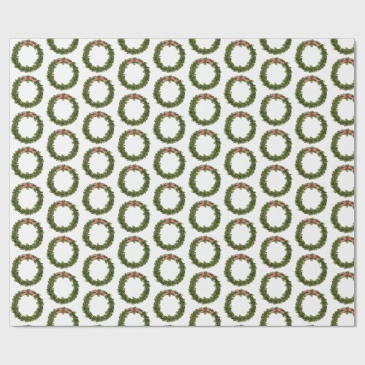 Kerstdengroef met boog cadeaupapier (Vlak)