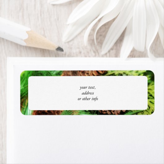 kerstdennenappel etiket (Insitu)