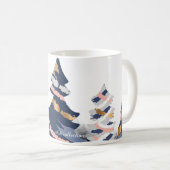 Kerstdennenboom Koffiemok (Voorkant rechts)