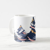 Kerstdennenboom Koffiemok (Voorkant links)