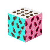 Kerstdennenfoto's Ontwerpkubbe Kubus (Achter hoekig)