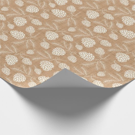 kerstdenogen cadeaupapier (Hoek)