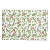 Kerstdenploegen en Poinsettias Kussensloop (Achterkant)