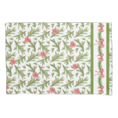 Kerstdenploegen en Poinsettias Kussensloop (Voorkant)